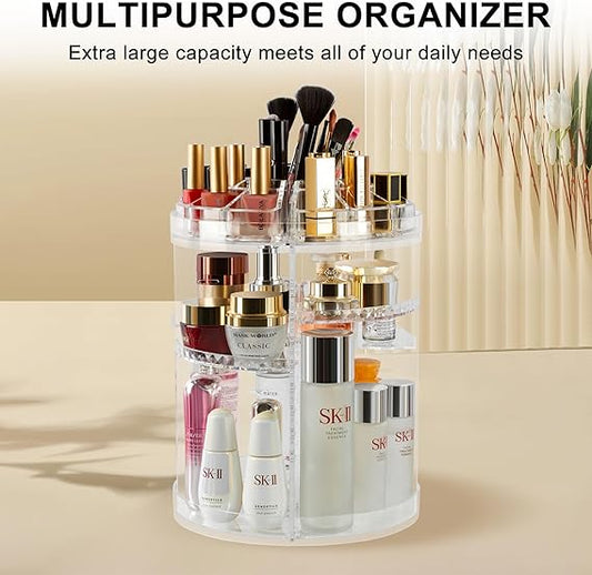 360 Degree Rotating Makeup Organizer